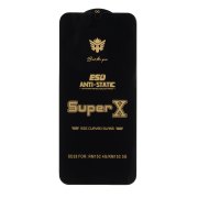 محافظ صفحه نمایش آنتی استاتیک Xiaomi Redmi 15C / Poco C85 / Redmi A7 Pro - Full Cover Super X - مشکی (بدون پک) - تصویر 2