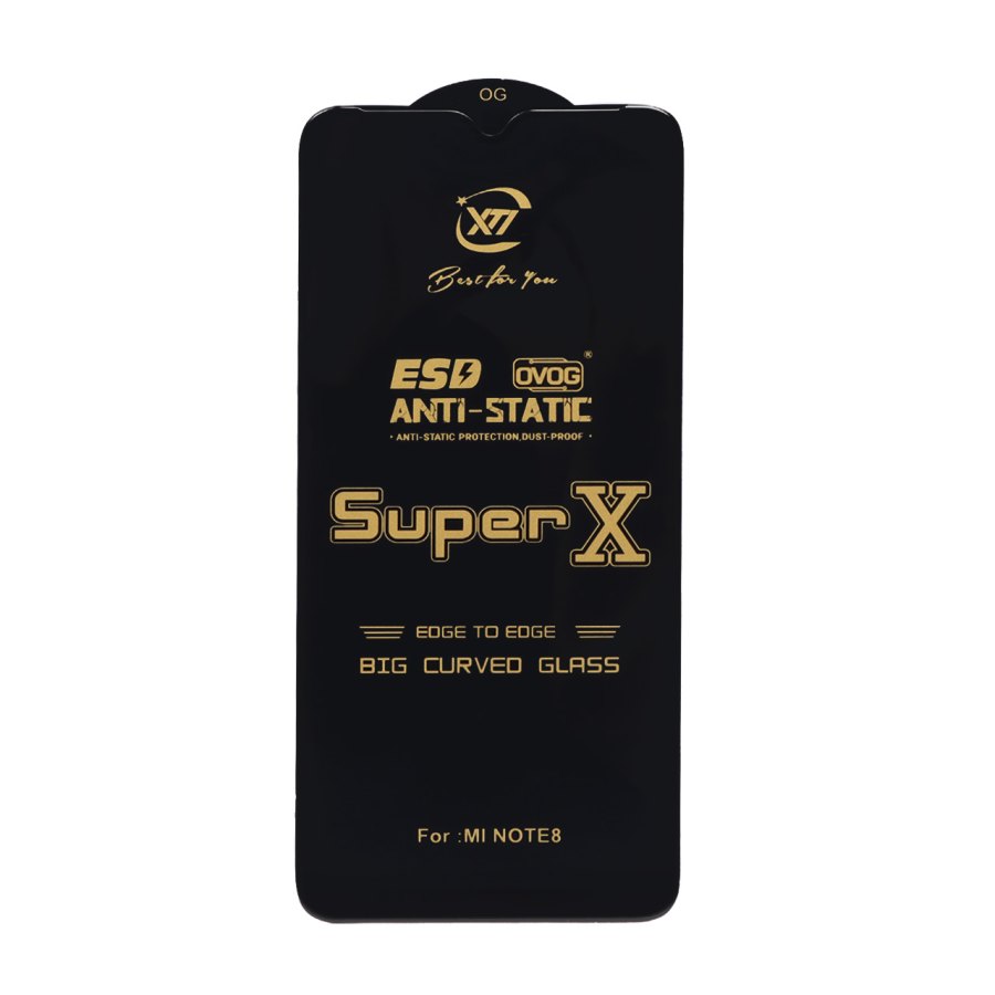 محافظ صفحه نمایش آنتی استاتیک Full Cover Super X مدل Xiaomi Redmi Note 8 / Redmi 8 / Redmi 8a - تصویر 1
