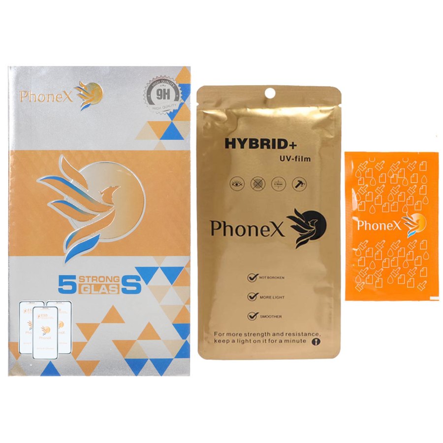 محافظ صفحه نمایش Phonex Polymer nano مدل Samsung Galaxy S22 Ultra / S23 Ultra (پک دار) - تصویر 1