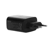 شارژر دیواری PD و فست دو پورت 45 وات Tsco مدل TTC 108 به همراه کابل شارژ Type-C To Type-C- مشکی (گارانتی 12 ماهه TSCO) - تصویر 3