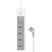 چندراهی برق 4 خانه TwinMax مدل MX-60 65W - سفید - MMX - تصویر 1