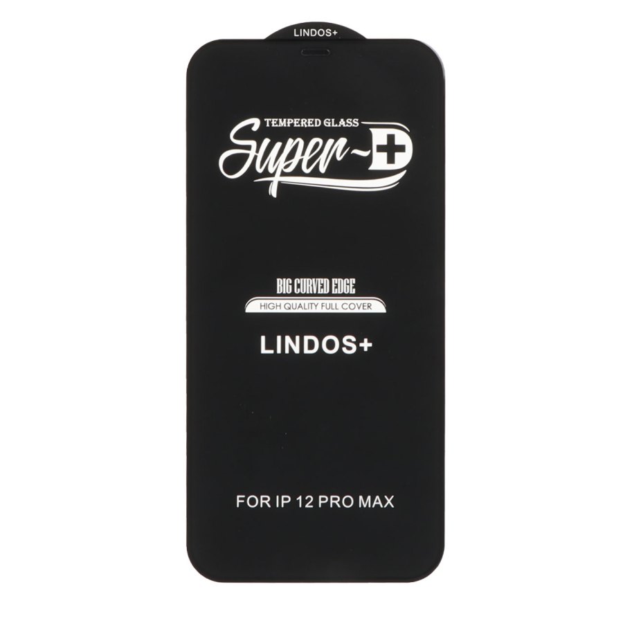 محافظ صفحه نمایش شیشه ای Full Cover Super D Plus مدل Apple iPhone 12 Pro Max (بدون پک) - تصویر 1