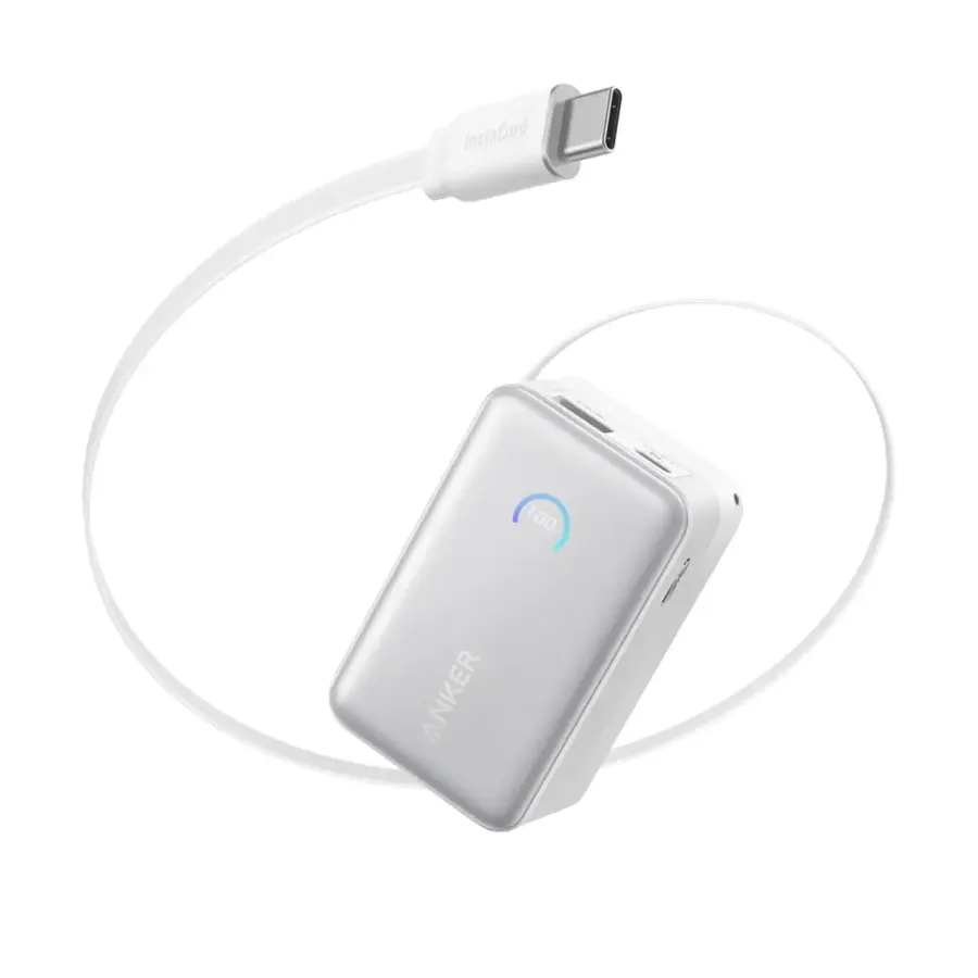 پاوربانک PD و فست شارژ Anker 45W 10000mAh مدل Nano A1638P61 - سفید (گارانتی شش ماهه ایویز) - تصویر 1