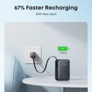 پاوربانک PD و فست شارژ Anker 45W 10000mAh مدل Nano A1638P61 - سفید (گارانتی شش ماهه ایویز) - تصویر 5