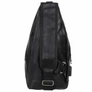 کیف تک بند مدل Body Bag چرمی - مشکی - کد1 - تصویر 2