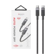 کابل شارژ 1.2 متری PD و فست Yesido Type-C To Type-C مدل CA160 60W - مشکی (گارانتی 12 ماه تعویض نیکان همراه) - تصویر 1