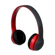 هدفون بی سیم مدل P47-طوسی قرمز - تصویر 3