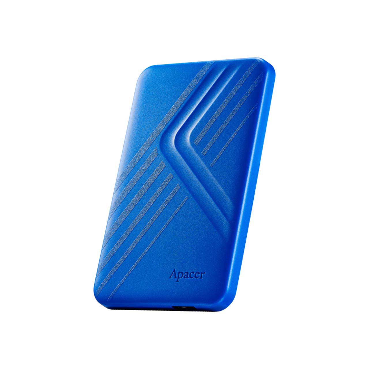 نمای دیگر هارد اکسترنال Apacer مدل Slim AC236 ظرفیت 2TB - آبی (فلش KingStar مدل Fido KS218 ظرفیت 16GB + کیف هارد هدیه)