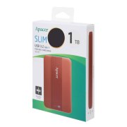 هارد اکسترنال Apacer مدل Slim AC237 ظرفیت 1TB - قهوه ای (فلش KingStar مدل Fido KS218 ظرفیت 16GB + کیف هارد هدیه) - تصویر 5