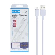 کابل شارژ فست Techlum Micro مدل MA002 - سفید - ASP (گارانتی شش ماهه آروین) - تصویر 1