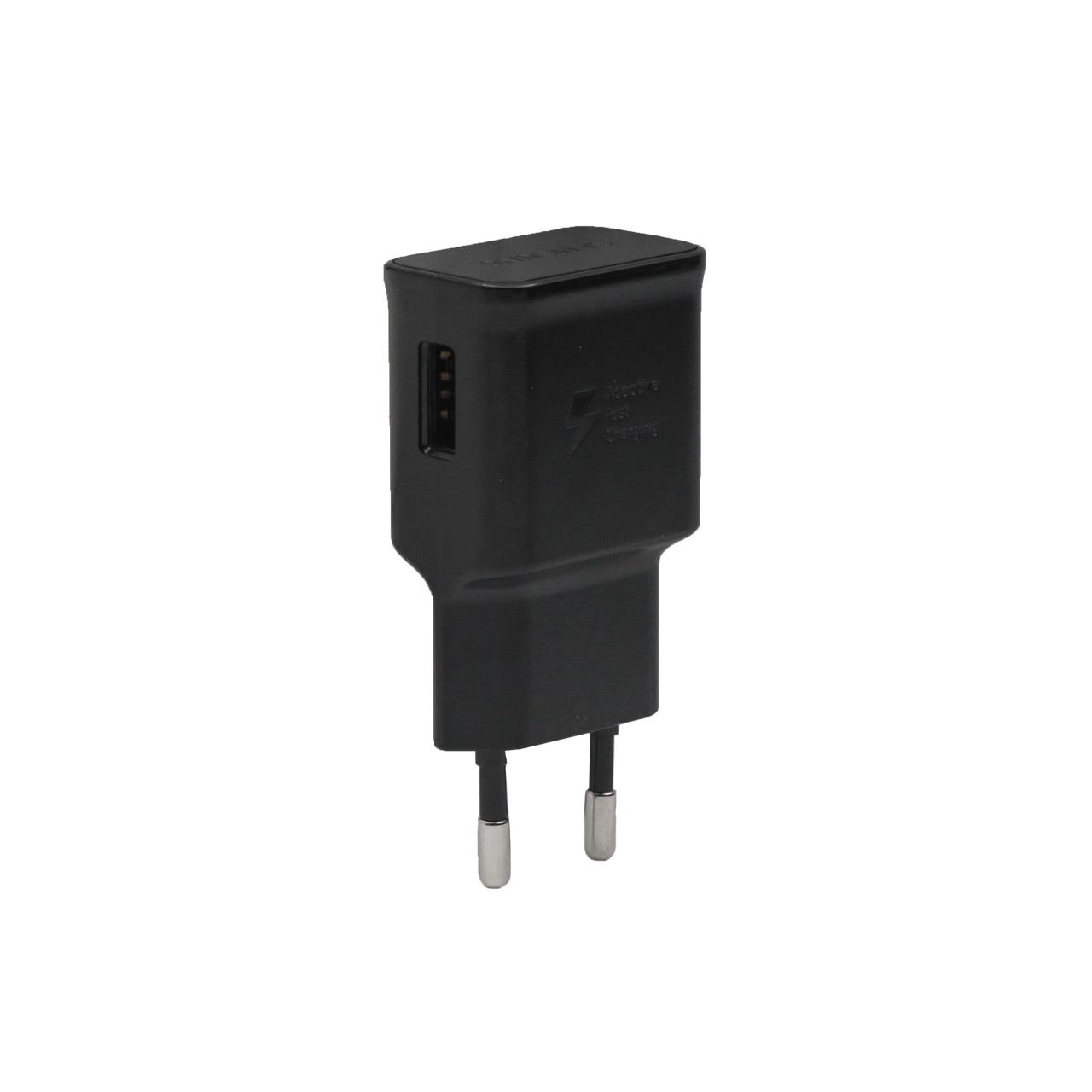 نمای دیگر شارژر دیواری تک پورت Samsung مدل EP-TA200 10W به همراه کابل شارژ اندروید - مشکی (گارانتی شش ماهه نیکان همراه)