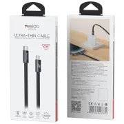 کابل شارژ 1.2 متری PD و فست Yesido Type-C To Lightning مدل CA206P 27W - مشکی (گارانتی شش ماه تعویض نیکان همراه) - تصویر 2