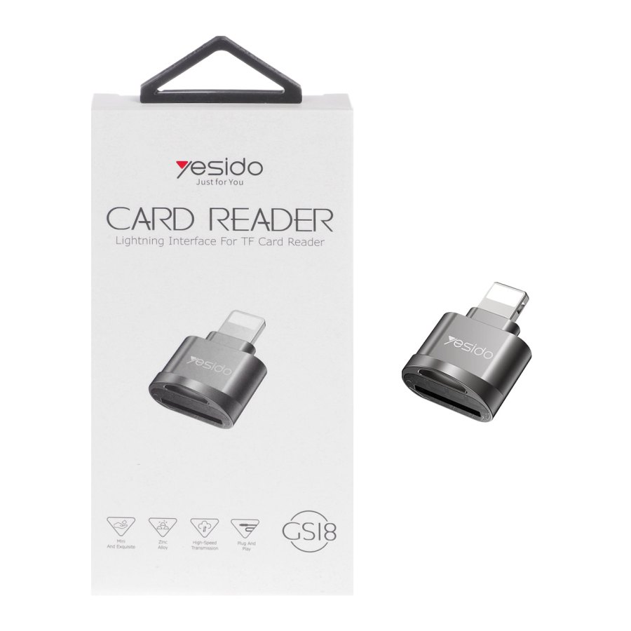 رم ریدر yesido OTG Lightning مدل GS18 (گارانتی 12 ماه تعویض نیکان همراه) - تصویر 1