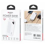 پاوربانک PD و فست شارژ Yesido 22.5W 10000mAh مدل YP101 - سفید (گارانتی شش ماه تعویض نیکان همراه) - تصویر 4