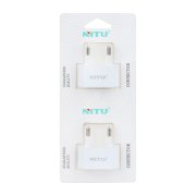 تبدیل برق 2 به 2 NITU مدل NT-A1 - سفید (بسته 2 عددی)(گارانتی6 ماه تعویض نیکان همراه) - تصویر 1