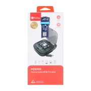 کیت کابل و لوازم جانبی چند منظوره موبایل ProOne مدل PCK005 - مشکی(دارای پایه نگهدارنده موبایل) - تصویر 8