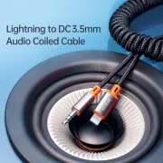 کابل 1.8 متری Mcdodo Lightning TO Aux مدل CA-089 - مشکی (گارانتی متین) - اصلی - تصویر 4