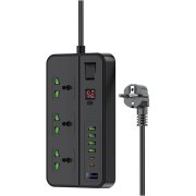 چندراهی برق 3 خانه TwinMax مدل MX-61 - مشکی - MMX - تصویر 1