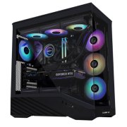 کیس کامپیوتر لیان لی مدل VECTOR V100R BLACK - تصویر 4