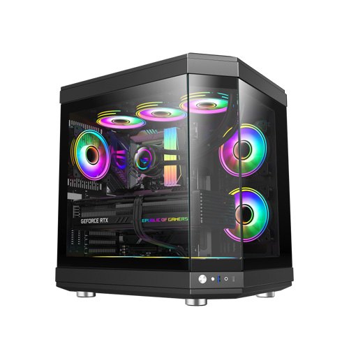 کیس کامپیوتر گیم مکس مدل HYPE BK - تصویر 1