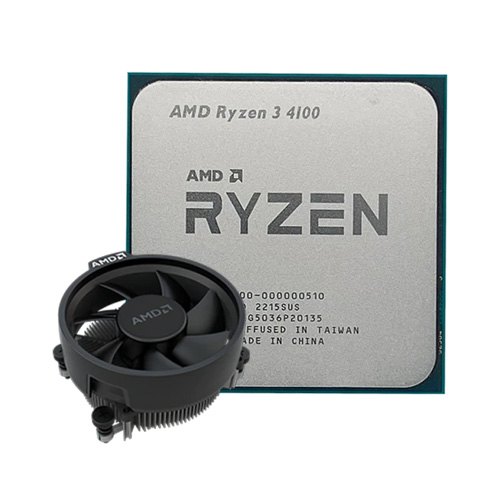 پردازنده دسکتاپ AMD مدل Ryzen 3 4100 • بدون جعبه • همراه با خنک کننده ⁃ تک فروشی و باندل - تصویر 1
