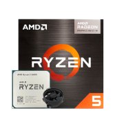 پردازنده دسکتاپ AMD مدل Ryzen 5 5600G • همراه با جعبه و خنک کننده ⁃ باندل با مادربرد - تصویر 1